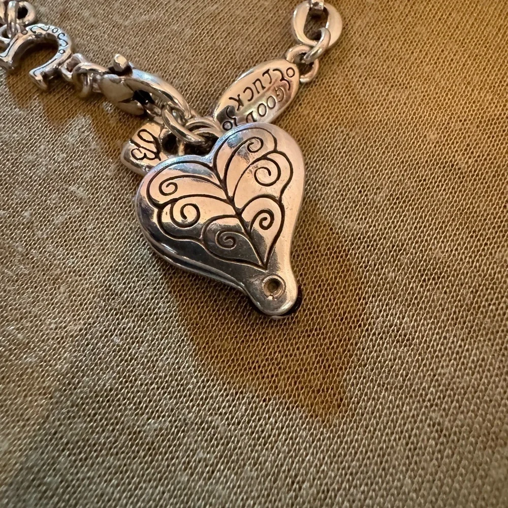 BRIGHTON Lucky Clover Bracelet Ladybug Horse Shoe Shooting Star Good Luck New - Picture 6 of 17